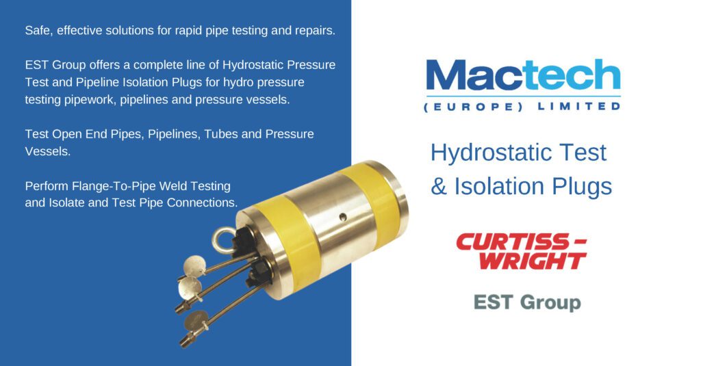 Hydrostatic Test and Isolation Plugs